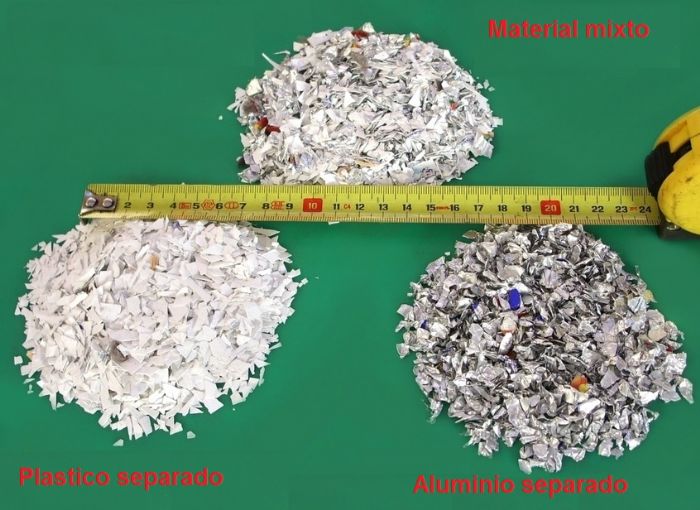 Maquila de separacion de metales de plasticos, pet, arena, madera